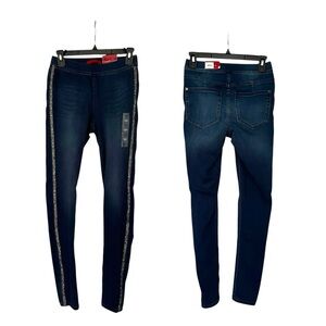 NWT Jennifer Lopez midrise jegging with sparkly leg embellishment style Olivia